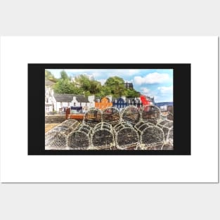 Lobster Pots at Tobermory Posters and Art